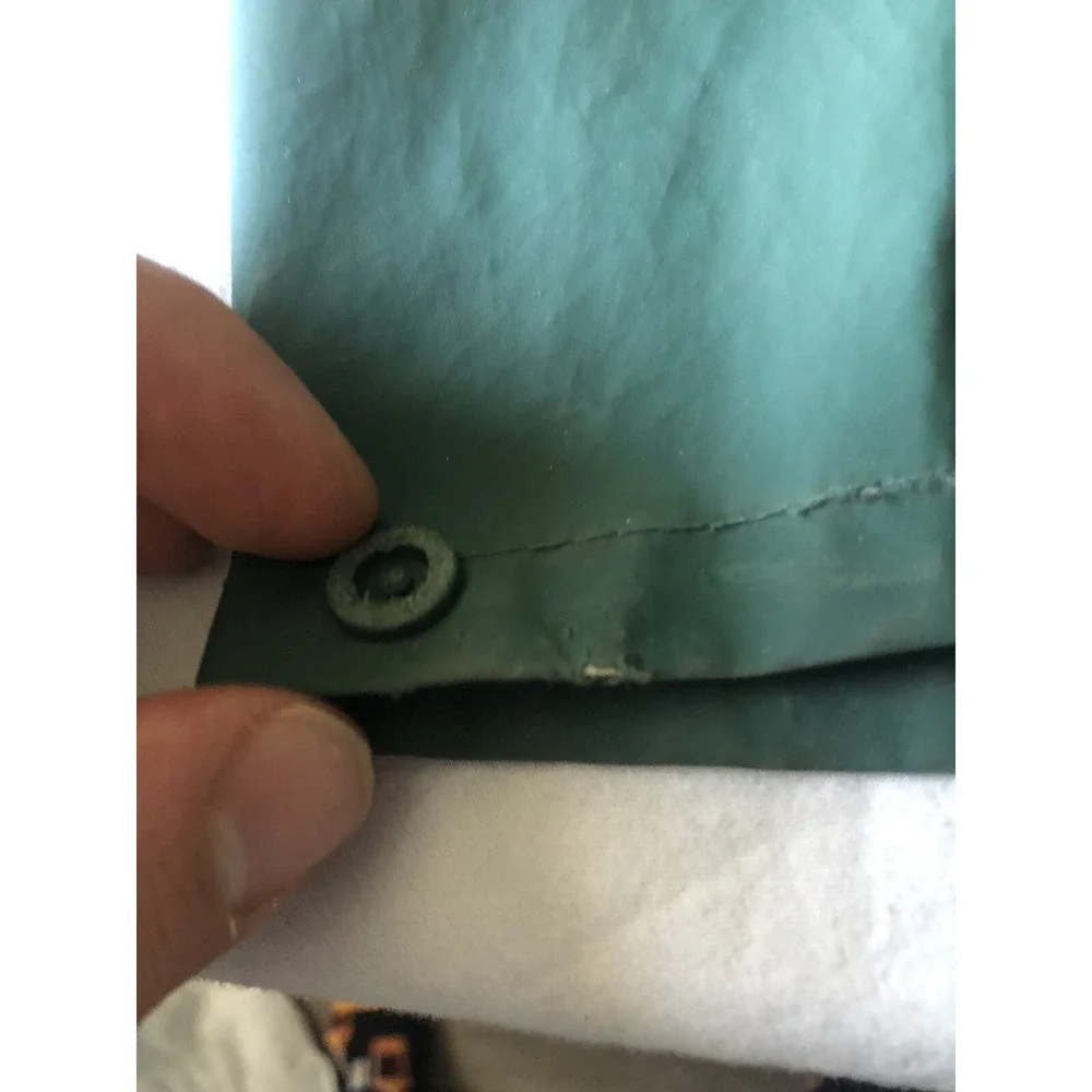 Bass Pro‎ Shop Size 3XL XXXL Green lined nylon rain outdoor pants